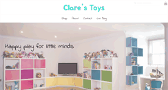 Desktop Screenshot of clarestoys.com